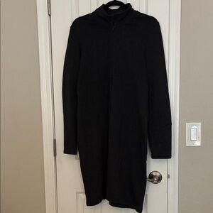 Athleta Cassidy Ponte Long Sleeve Charcoal Gray Dress Size XL